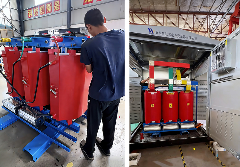 Solución de transformador de potencia dedicado de 2000kVA (10kV-0,4kV) de fuente de alimentación dual de Hongwei Power Hospital