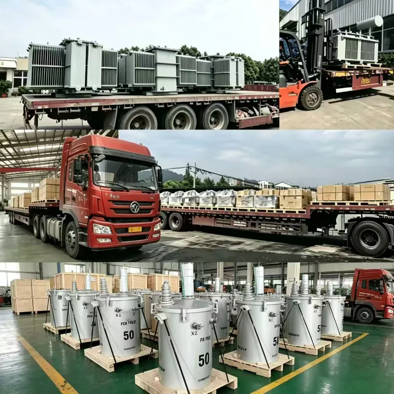 Gama completa del transformador de distribuci&oacute;n inmerso en aceite monof&aacute;sico 10kVA~330kVA