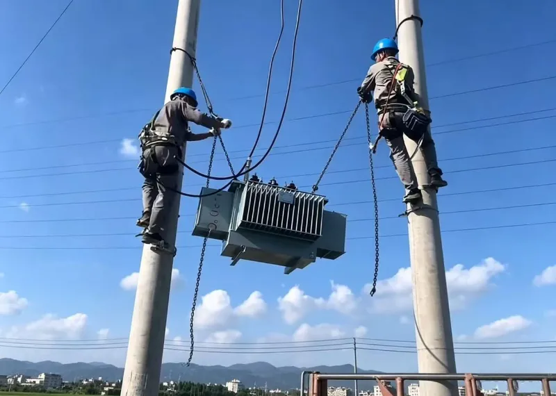 Gama completa del transformador de distribuci&oacute;n inmerso en aceite monof&aacute;sico 10kVA~330kVA