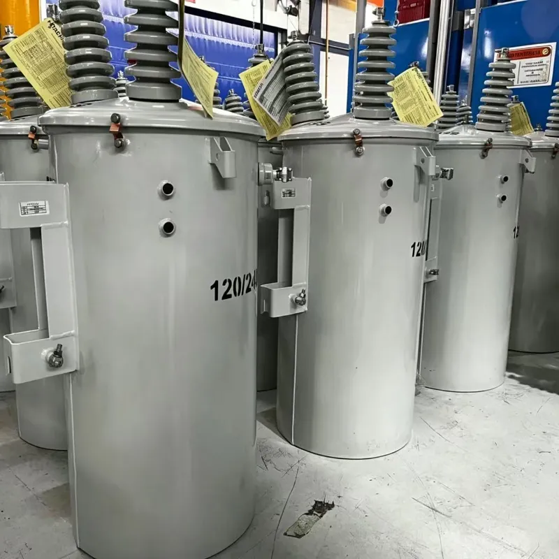 Transformador de distribuci&oacute;n monof&aacute;sico de 100 kVA 33 kV/0,4 kV para red el&eacute;ctrica industrial