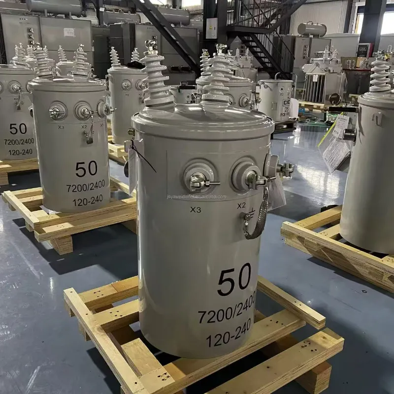 Gama completa del transformador de distribuci&oacute;n inmerso en aceite monof&aacute;sico 10kVA~330kVA