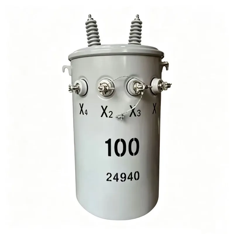 Transformador de distribuci&oacute;n monof&aacute;sico de 100 kVA 33 kV/0,4 kV para red el&eacute;ctrica industrial