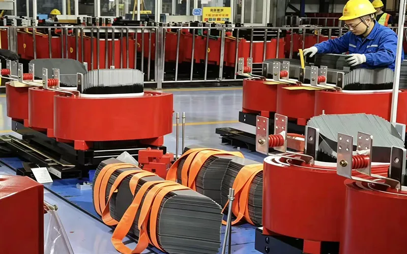 Transformador seco de 1250 kVA 33 kV/0,4 kV para parques industriales y proyectos de infraestructura