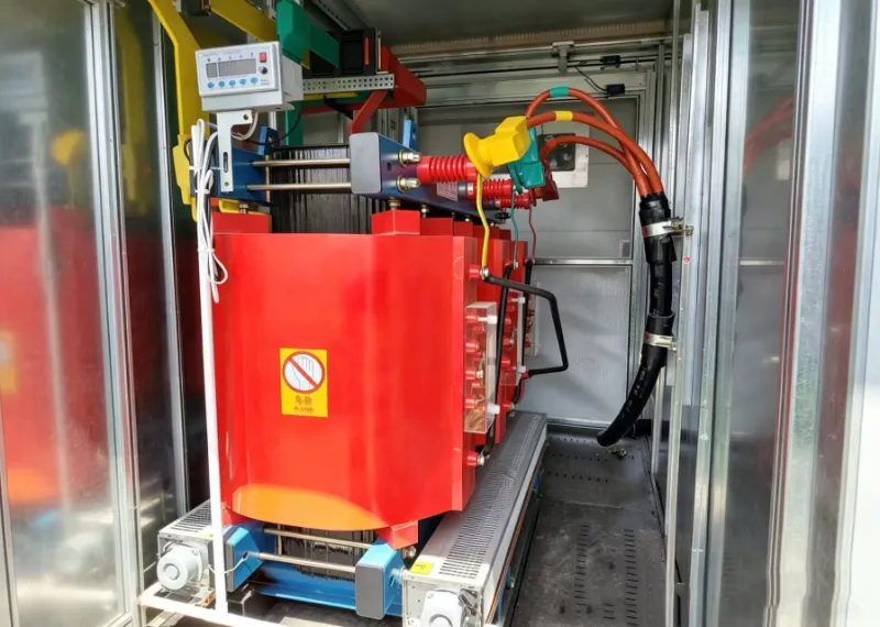 Transformador seco de 1250 kVA 33 kV/0,4 kV para parques industriales y proyectos de infraestructura