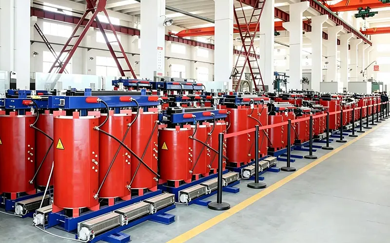 Transformador seco de 1250 kVA 33 kV/0,4 kV para parques industriales y proyectos de infraestructura