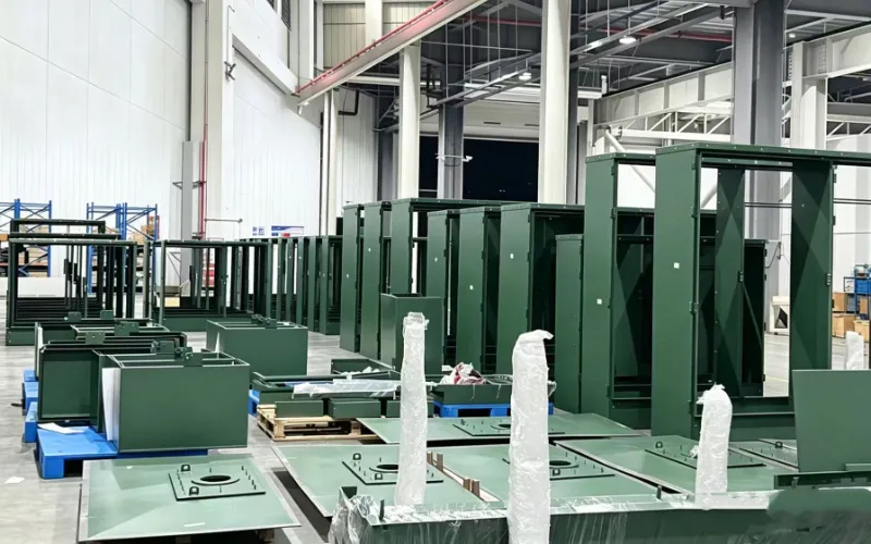 Transformador montado en almohadilla de tipo americano duradero para exteriores de 500kVA 11kV/415V