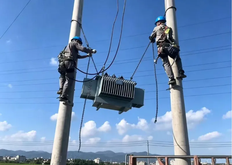 Transformador seco de 1250 kVA 33 kV/0,4 kV para parques industriales y proyectos de infraestructura