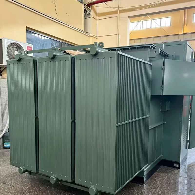 Transformador montado en almohadilla de tipo americano duradero para exteriores de 500kVA 11kV/415V