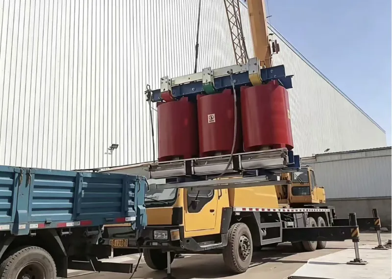 Transformador seco de 1250 kVA 33 kV/0,4 kV para parques industriales y proyectos de infraestructura